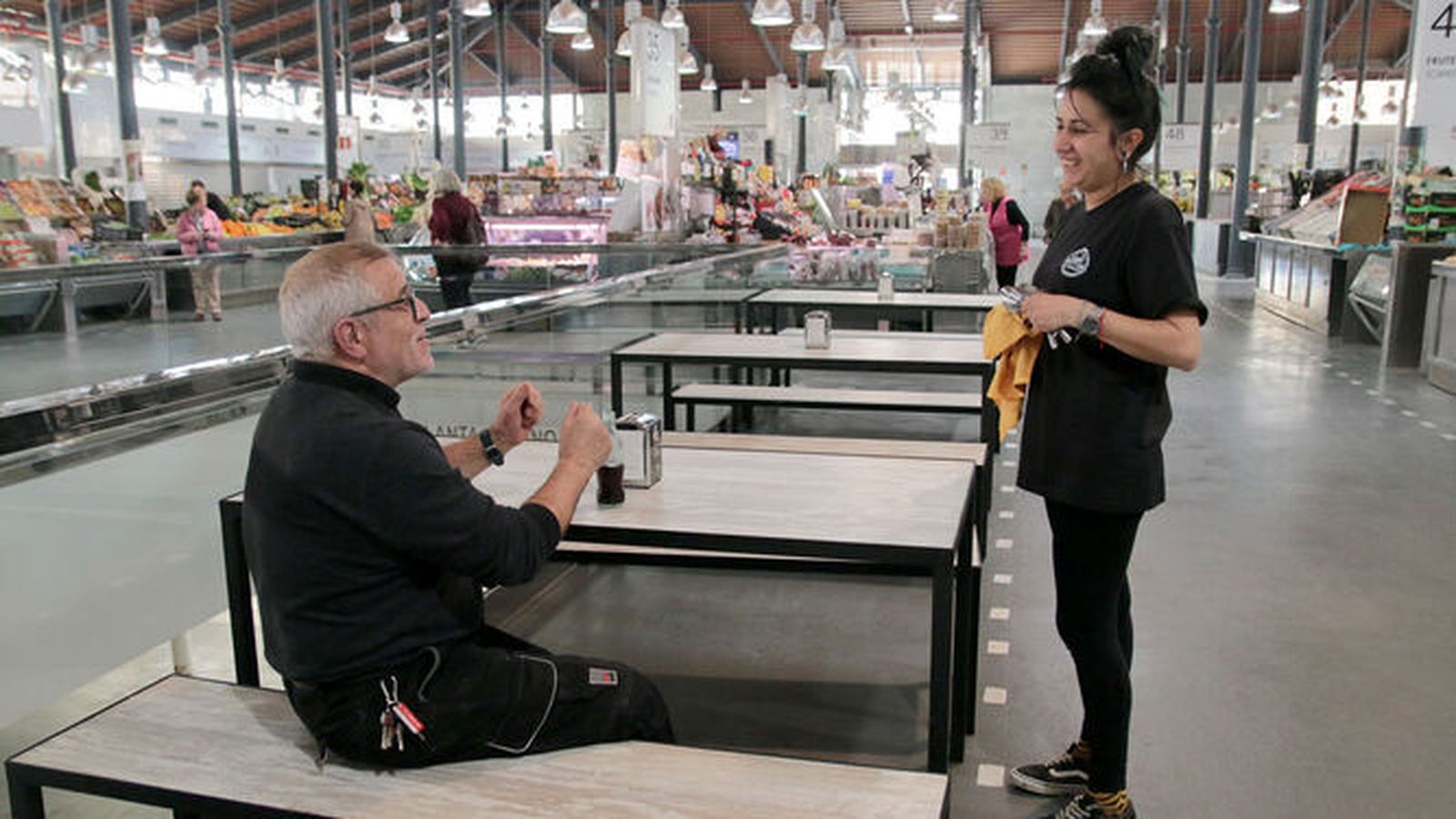Interior del Mercado Central de Almería