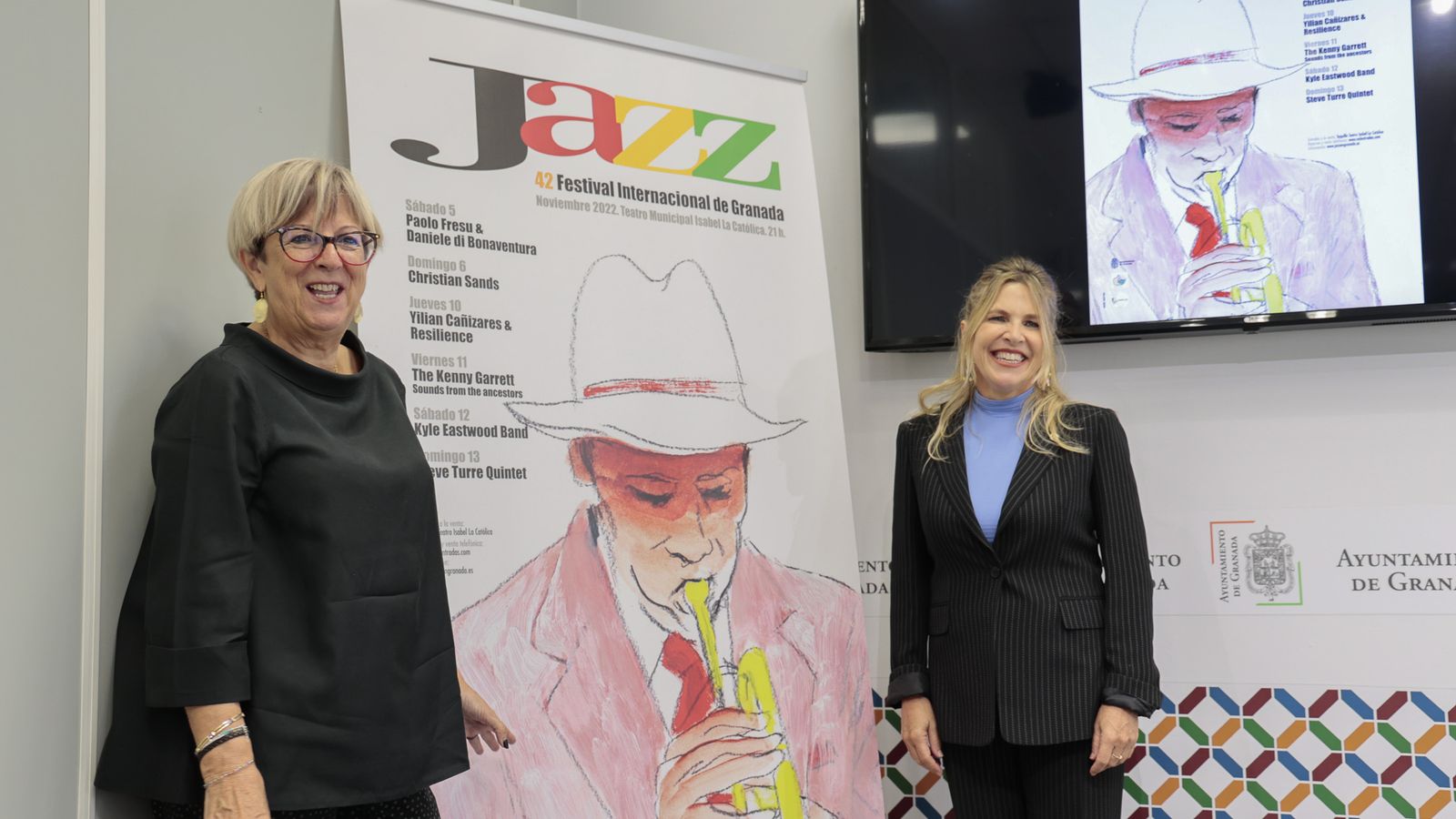 Presentación del Festival de Jazz en el Ayuntamiento de Granada.