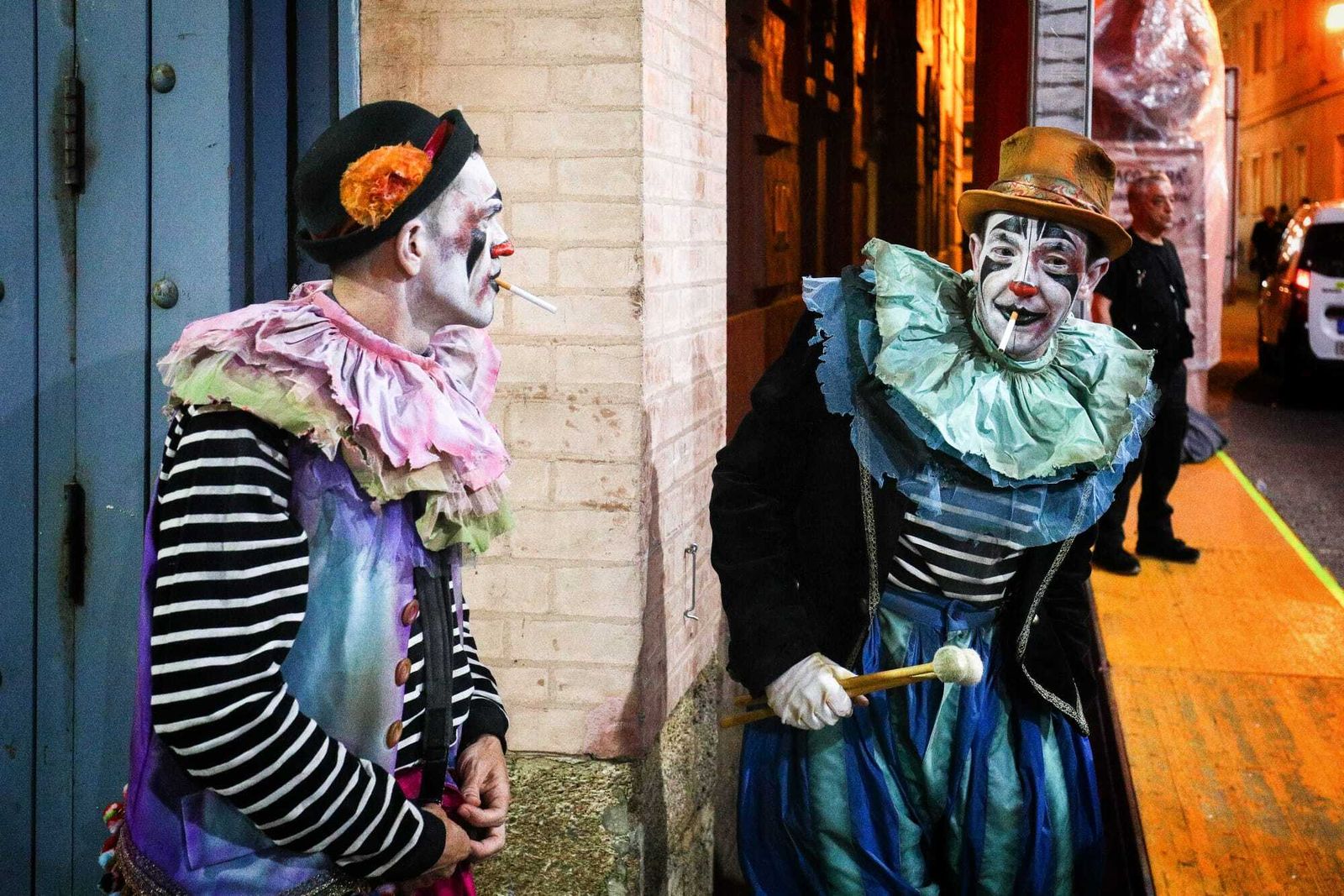 Ambiente en camerinos