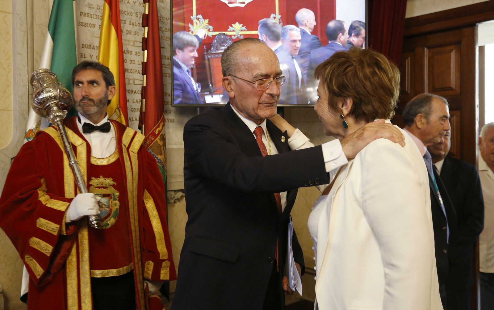 Las fotos de la constitución del Ayuntamiento de Málaga