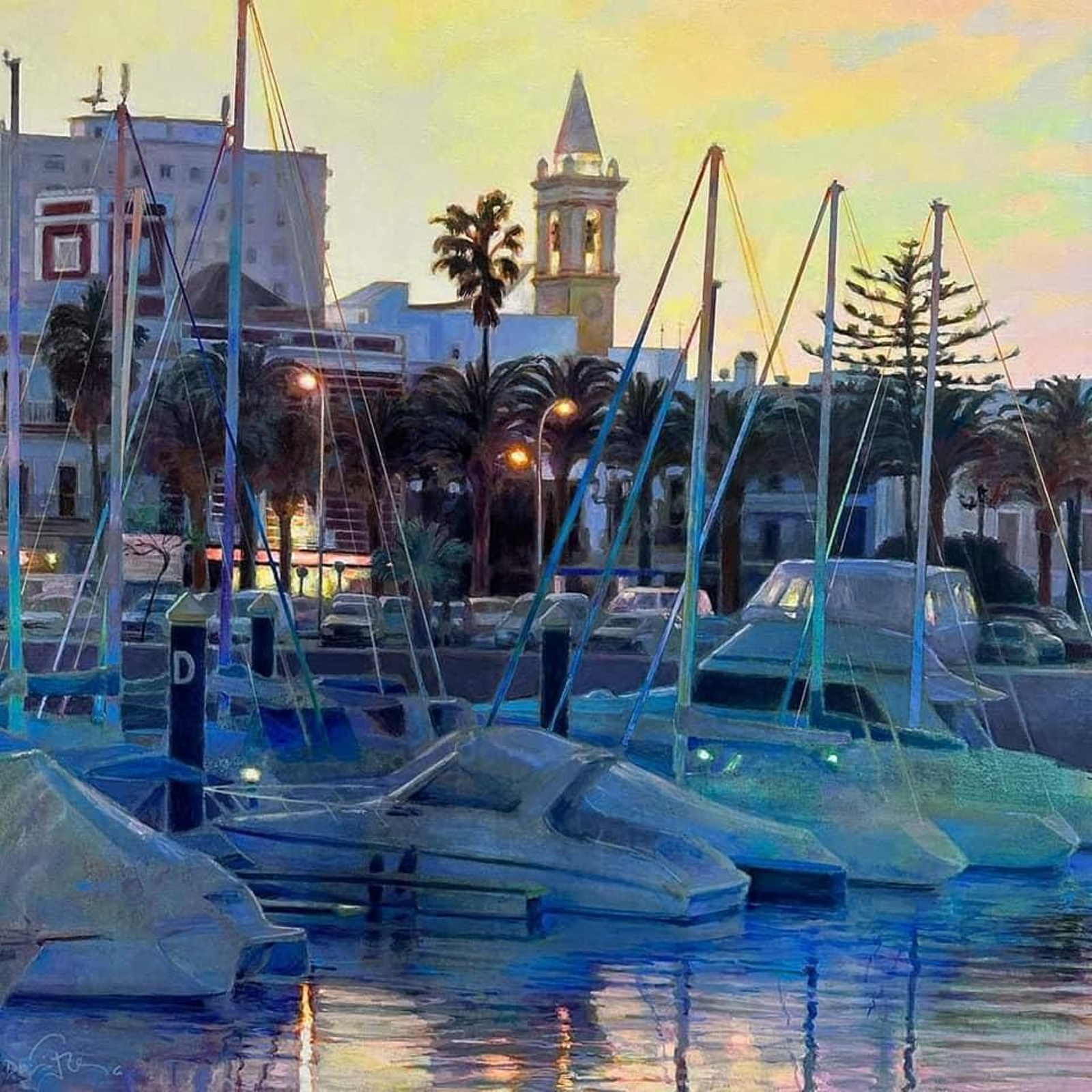 La espectacular muestra pictórica de Dani Franco en Ayamonte que es una explosión de colores