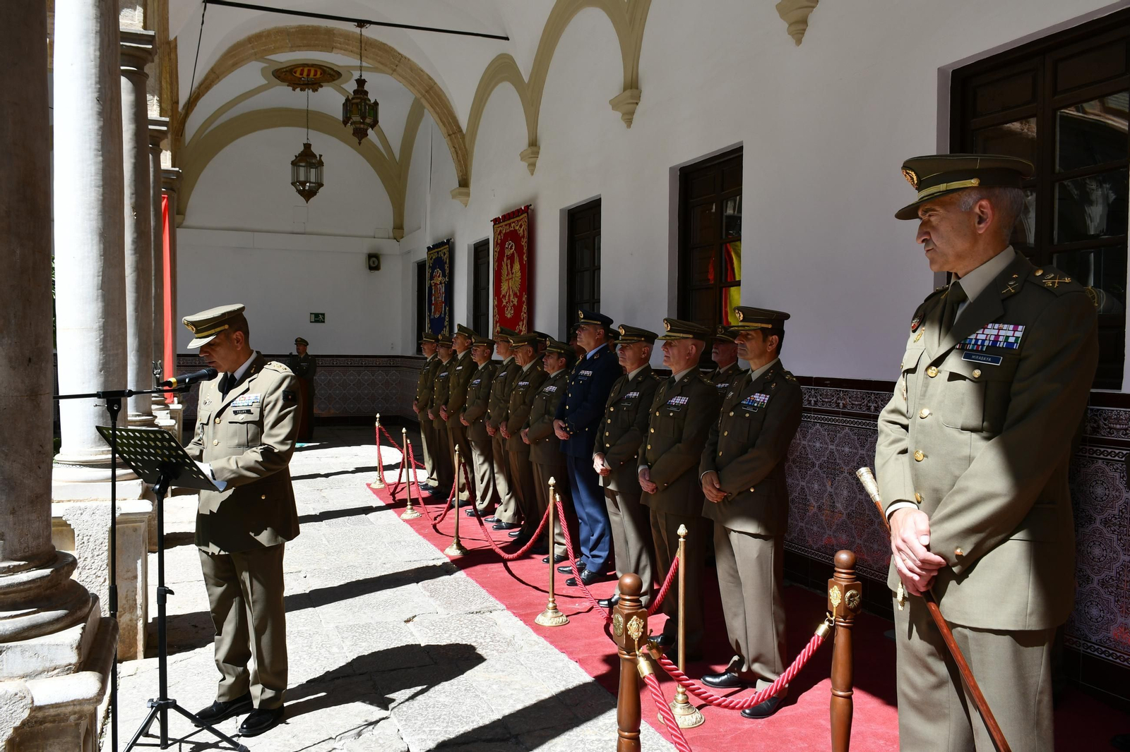 Alocución del Coronel durante el acto de toma de posesión