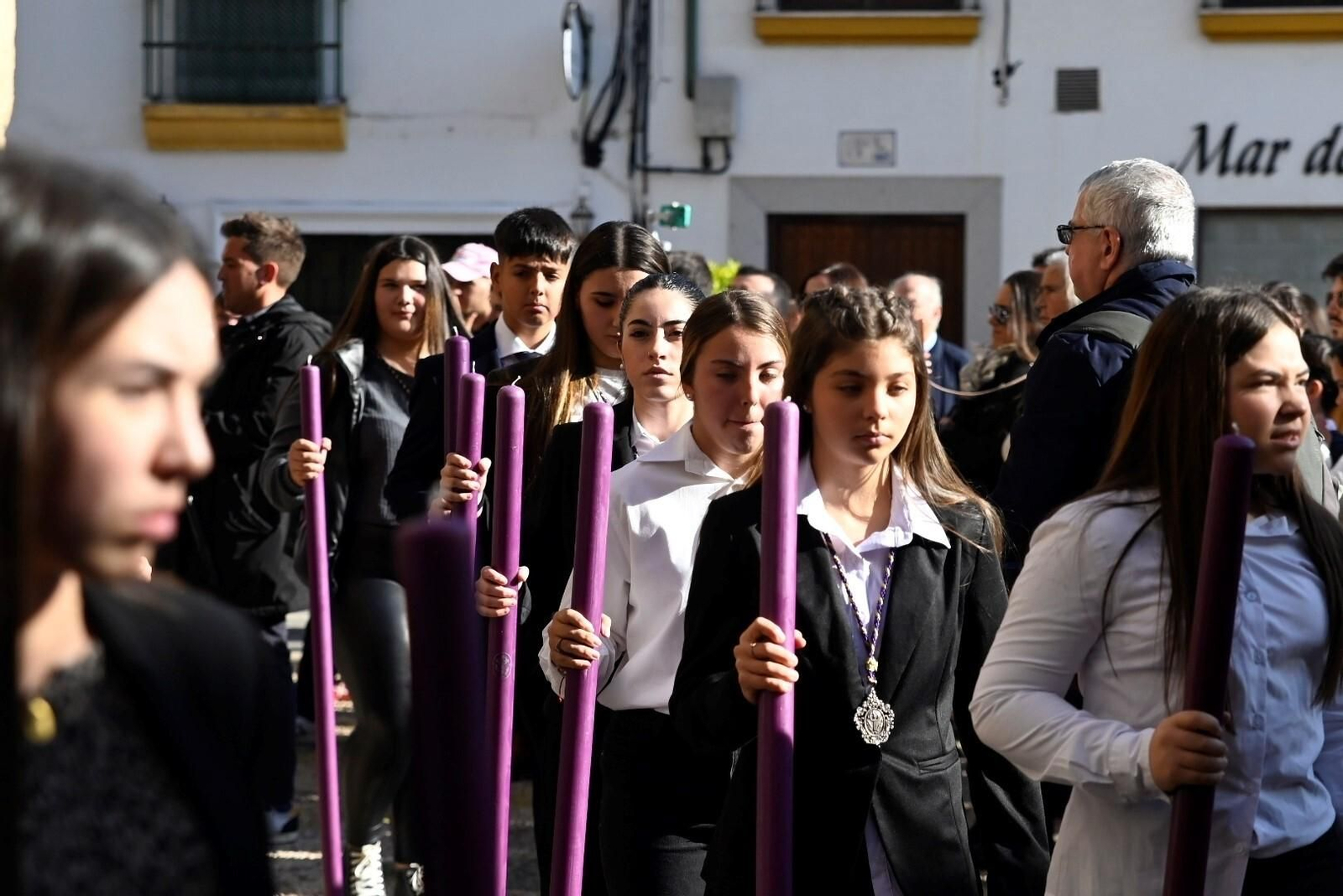 El vía crucis extraordinario del Señor del Calvario de Córdoba, en imágenes