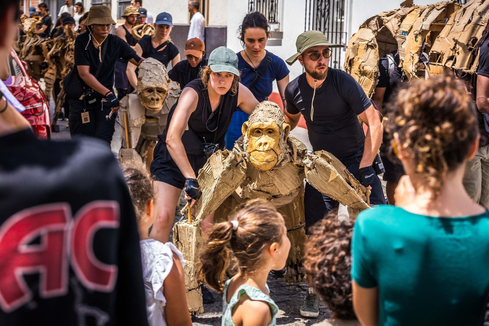 Las imágenes de 'La estampida' en San Fernando