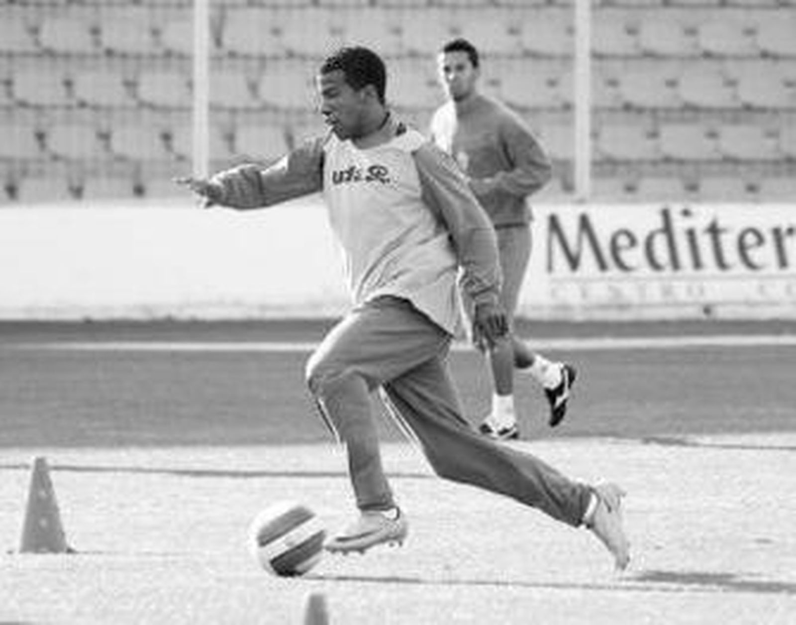 Guilherme se esfuerza en los entrenamientos por mejorar.