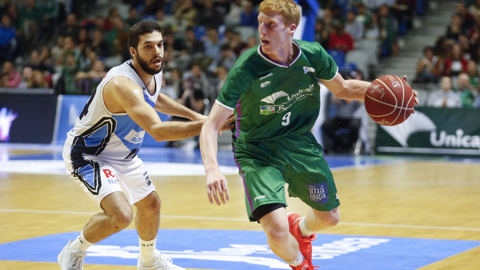 Pozas y Díaz, en un Unicaja-Obradoiro.