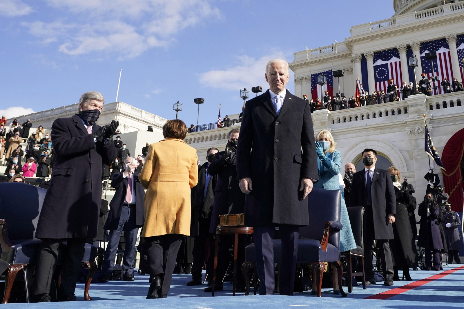 Las imágenes de la toma de posesión de Joe Biden como presidente de EEUU