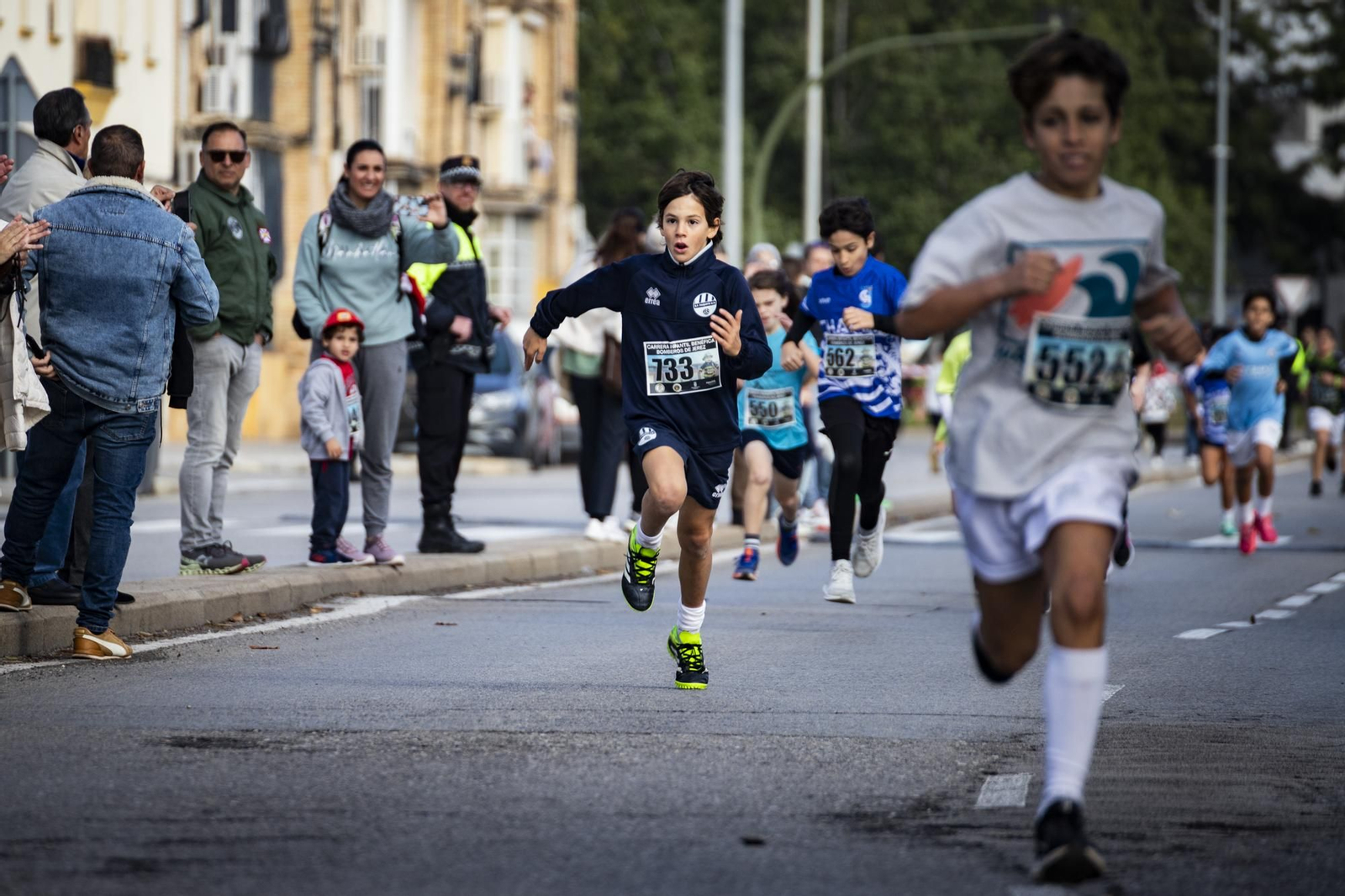 Imágenes de la V Carrera Infantil Bomberos de Jerez