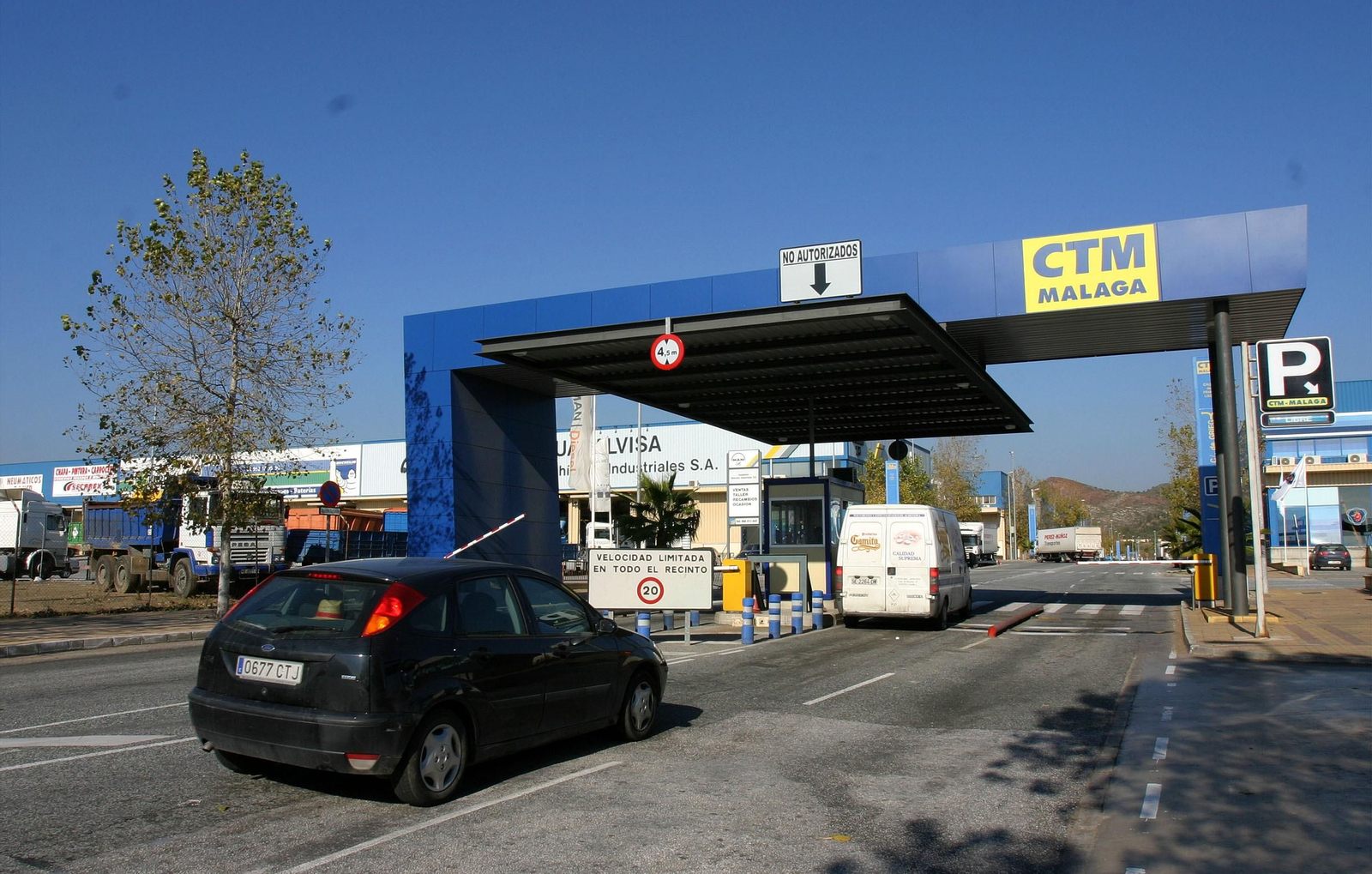 Una imagen de archivo del área logística de Málaga.