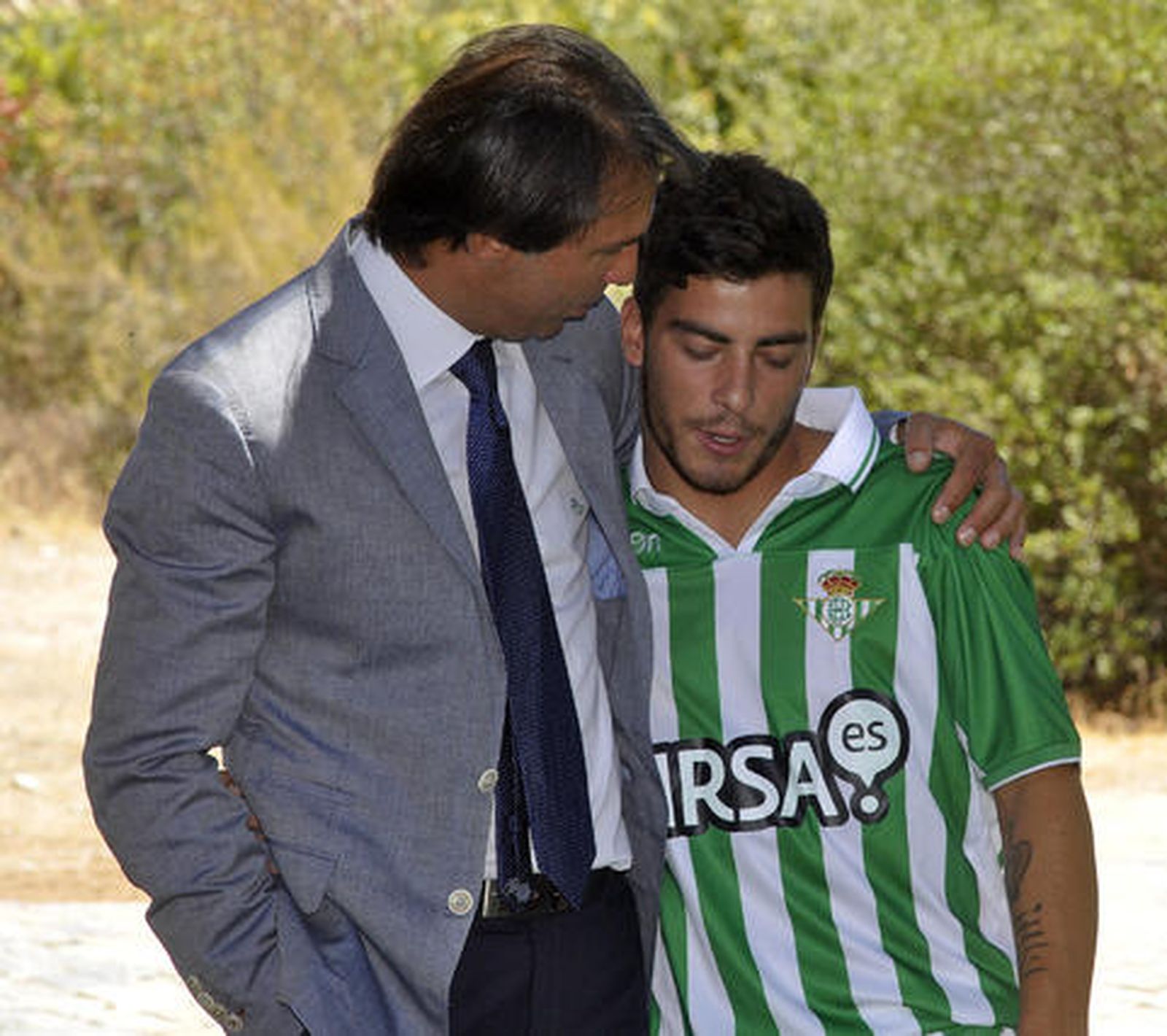 Vlada Stosic junto el portugués Agra. 

Foto: Manuel Gomez