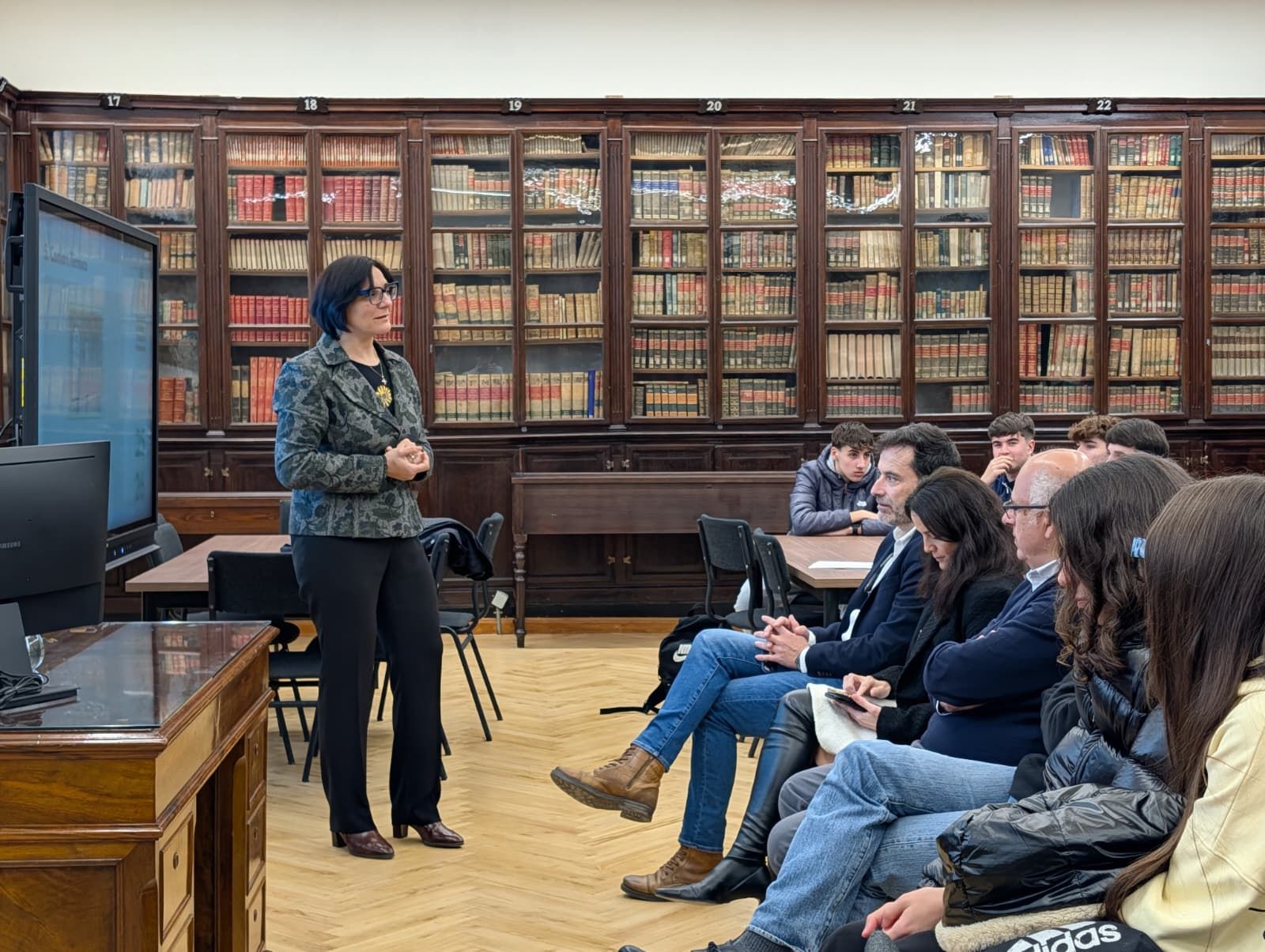 Imagen de la presentación de la actuación llevada a cabo en el propio centro