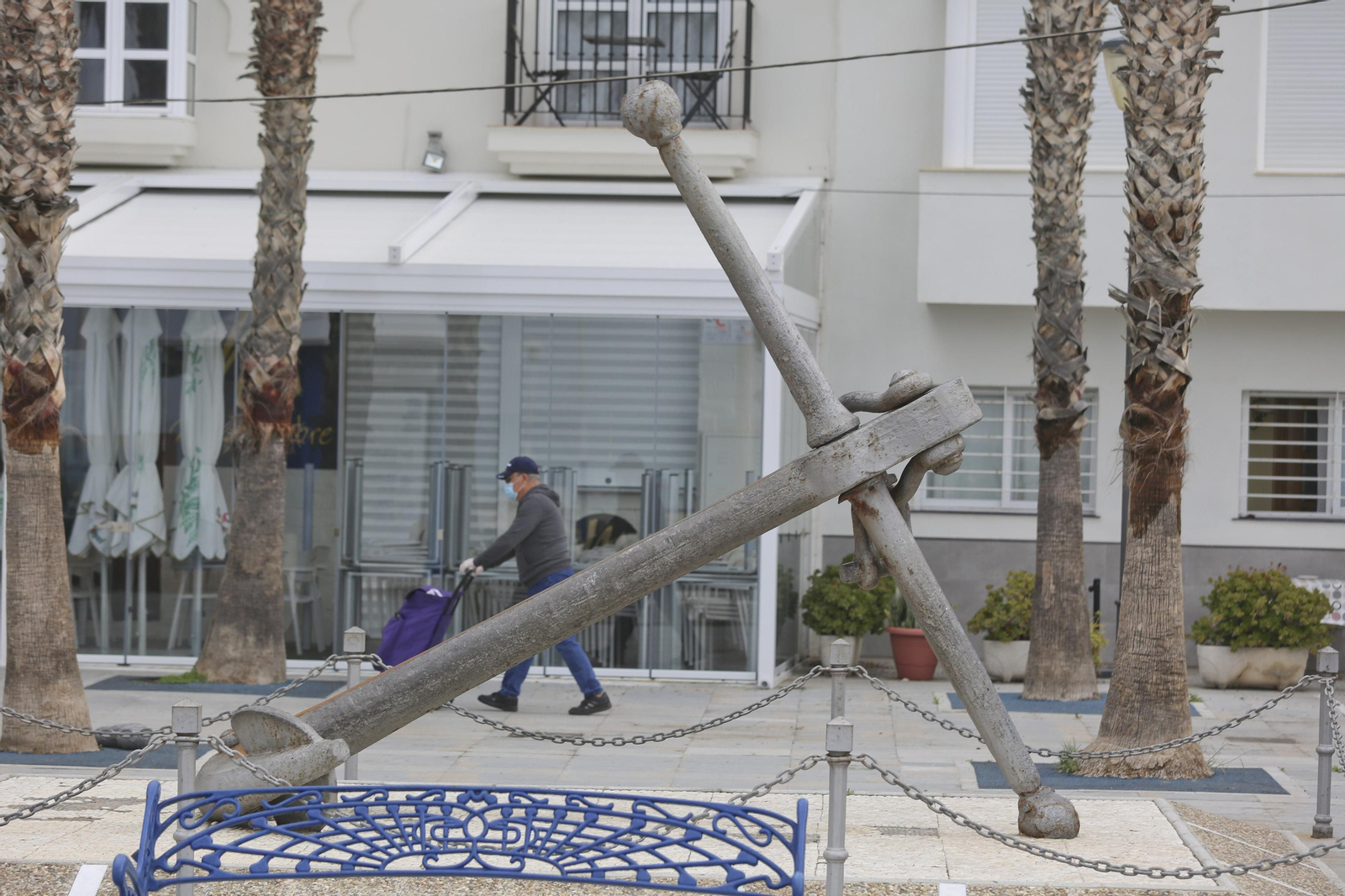 Coronavirus en Málaga: El desierto de Pedregalejo, en fotos