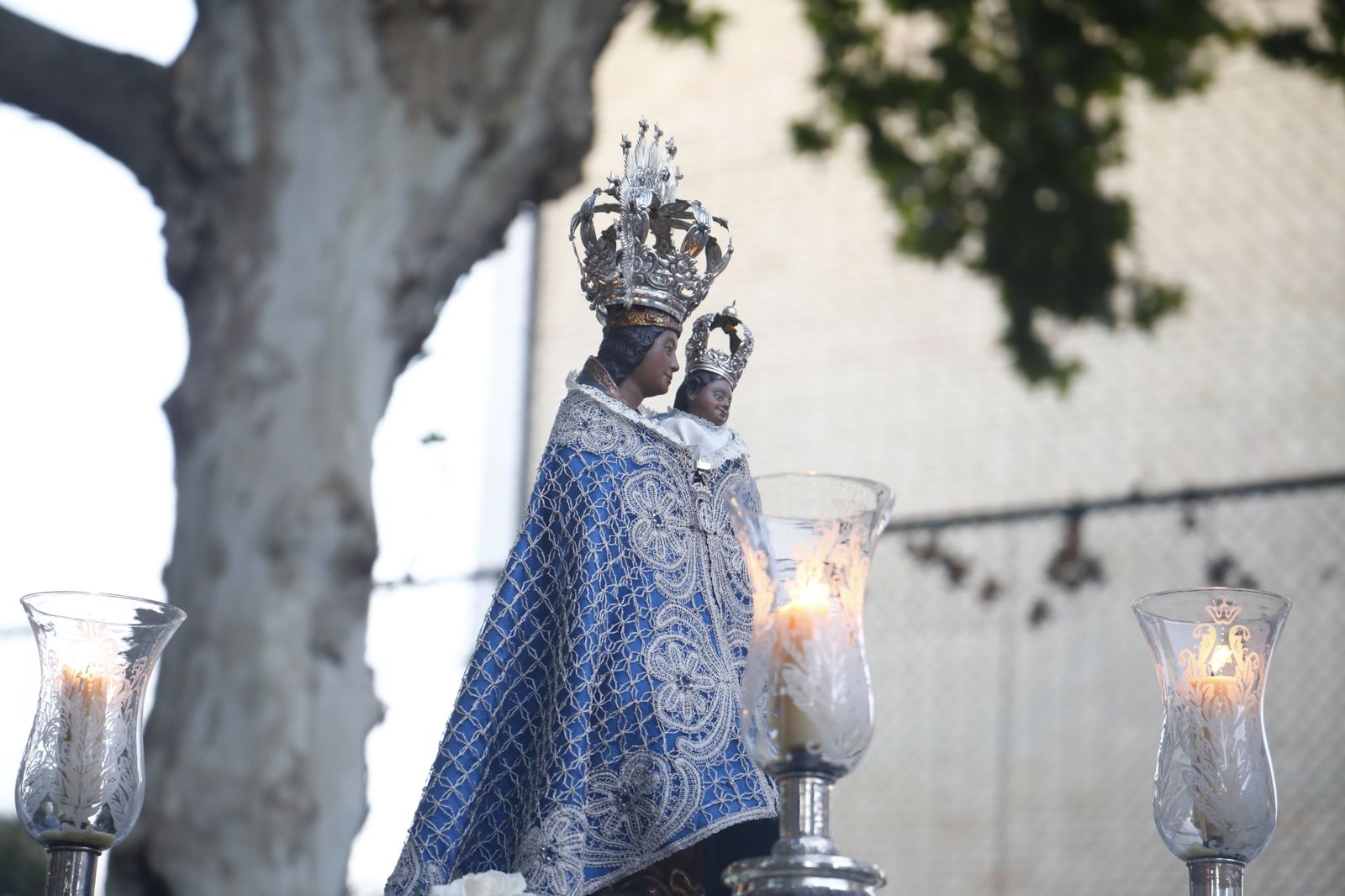 El traslado de la Virgen de la Fuensanta de Córdoba, en imágenes