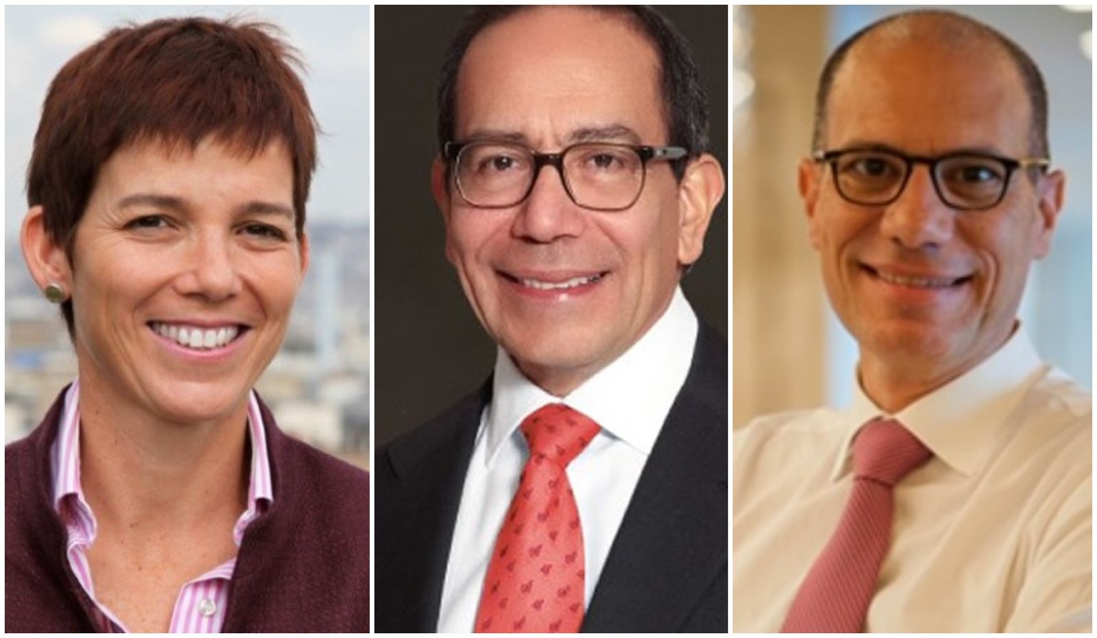 Ana Revenga, Carlos Salazar y Raúl Galamba