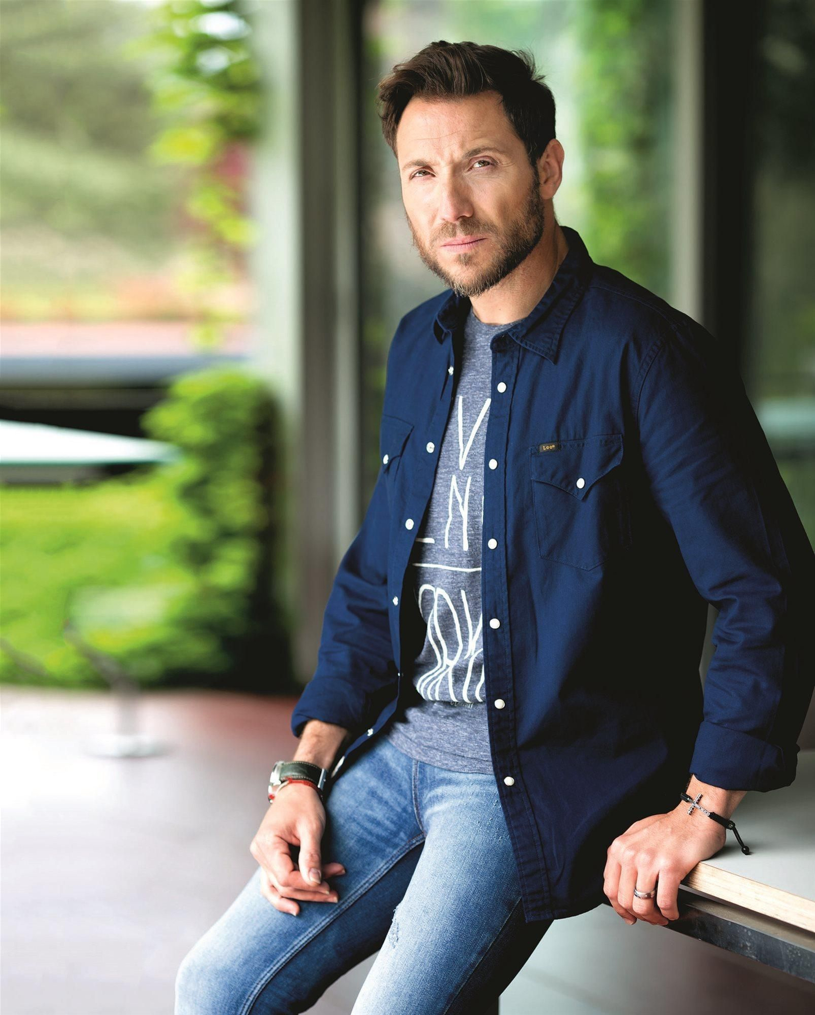 Antonio David, en una foto de su última entrevista.