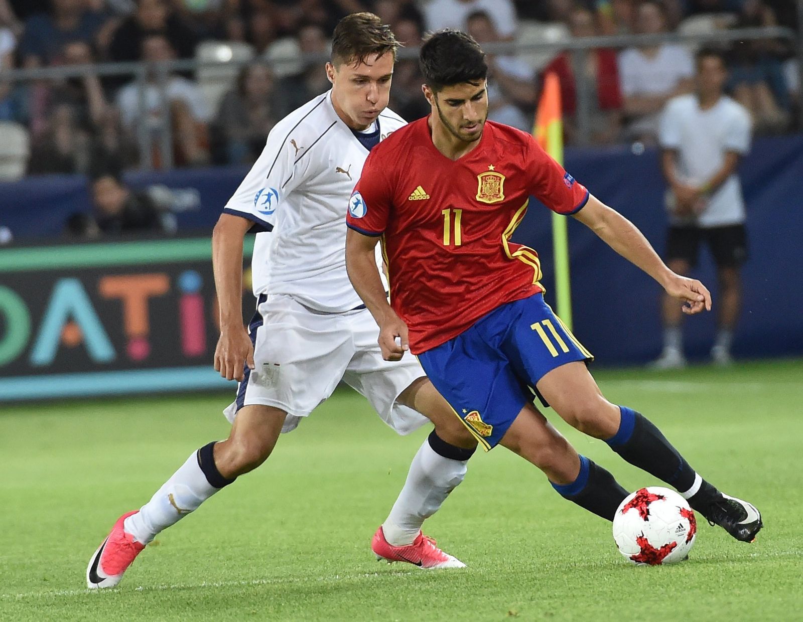 El España-Italia de las semifinales del Europeo sub 21, en imágenes