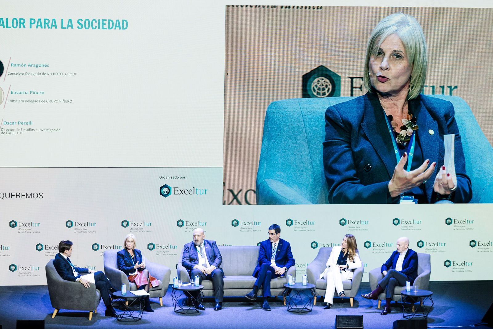 García-Pelayo durante el debate de  Foro Exceltur, este martes en Madrid.
