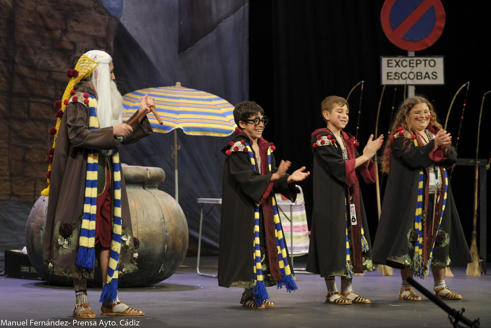 Cuarteto 'Harry Potera y la piedra sofá'