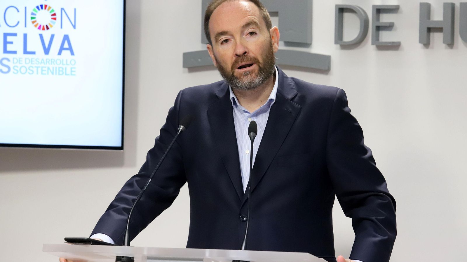 El vicepresidente de la Diputación y portavoz del equipo de gobierno, José Fernández.