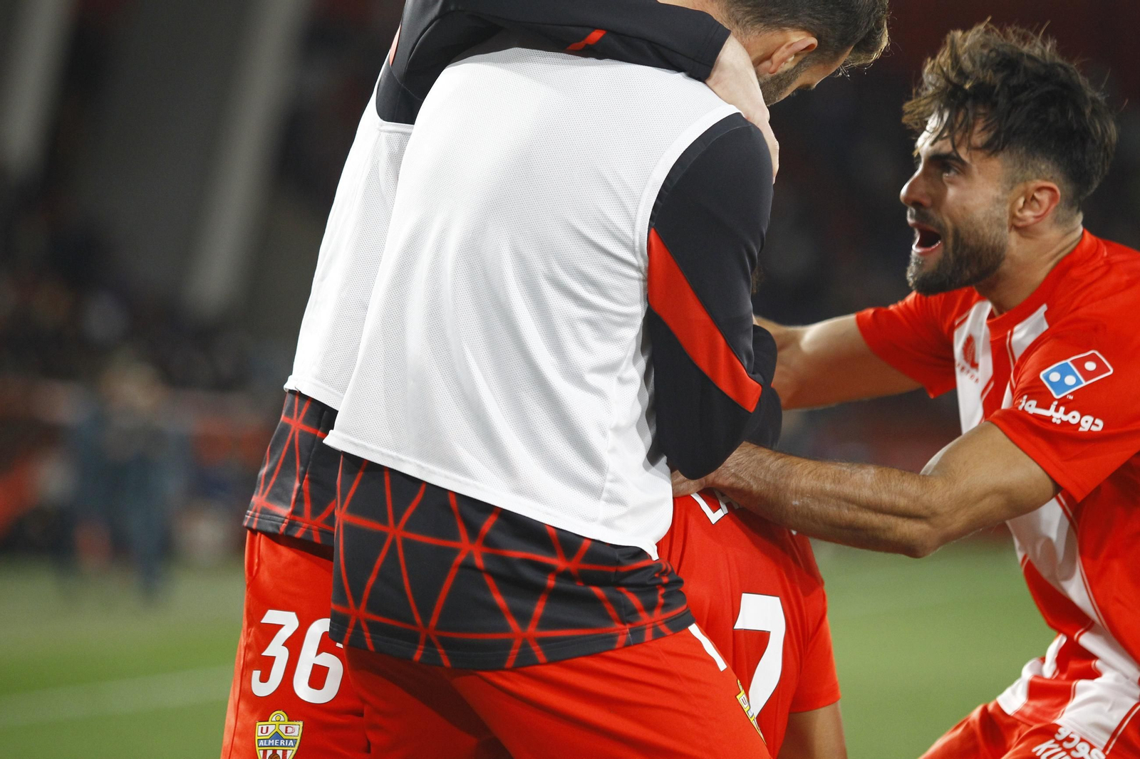 El partido U.D. Almería-C.D. Leganés de Copa del Rey, en imágenes