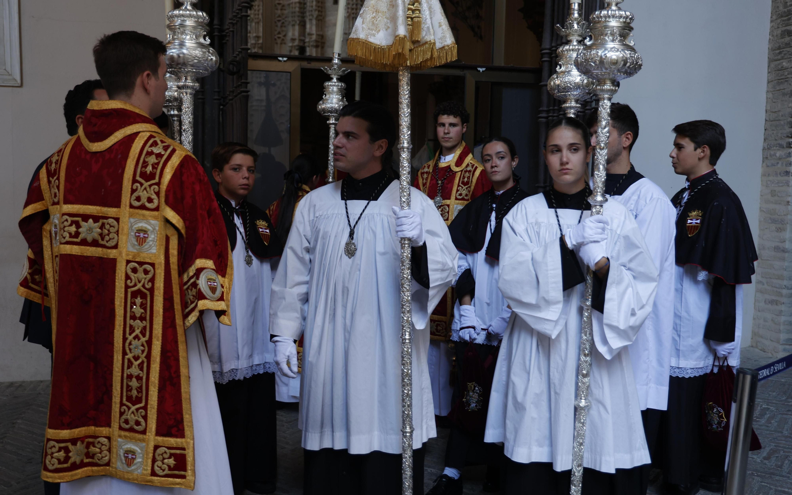 Imágenes del regreso de la Virgen de las Mercedes a su templo