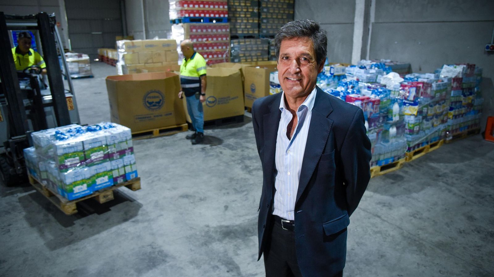 Leopoldo Parias, presidente del Banco de Alimentos de Sevilla