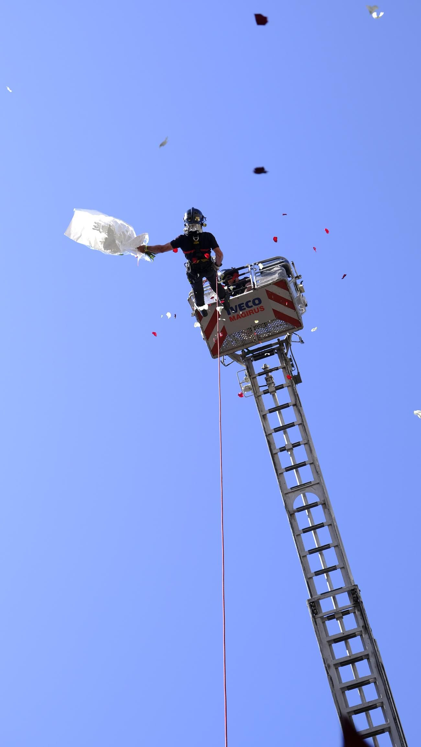 La ofrenda floral a la Virgen del Mar en la Feria de Almería 2025, en imágenes
