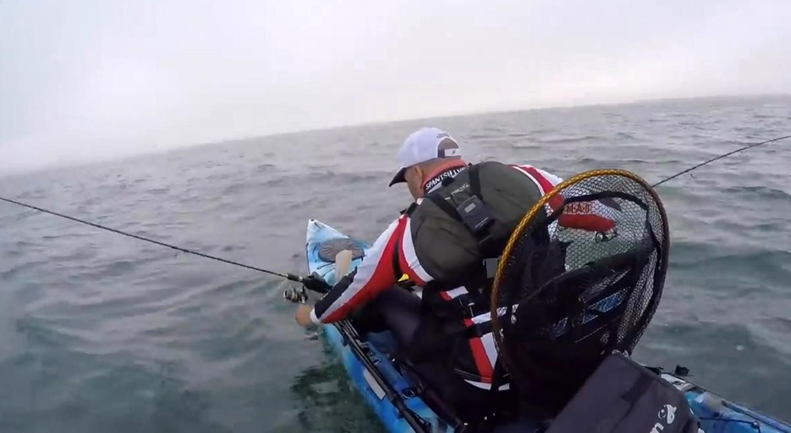 Pesca a señuelo desde káyak