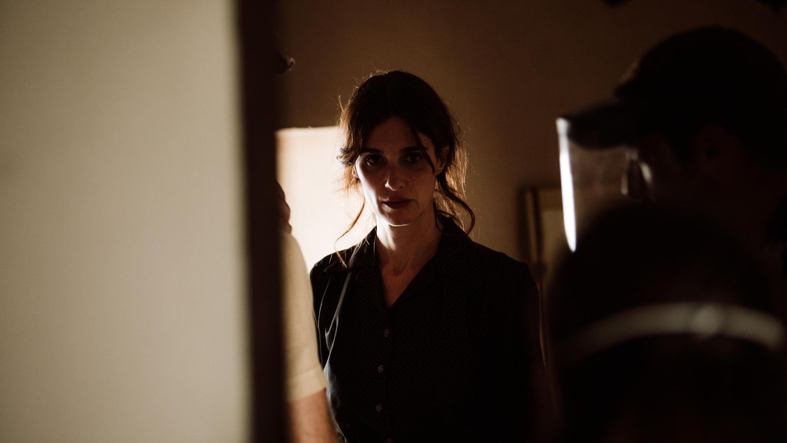 La actriz Paz Vega, en el 'set'.