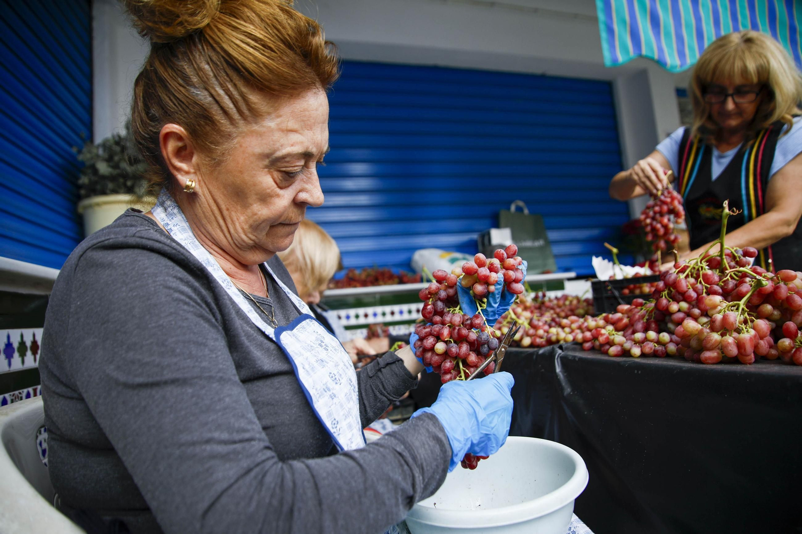 La tradicional faena de la uva de Canjayar, en imágenes