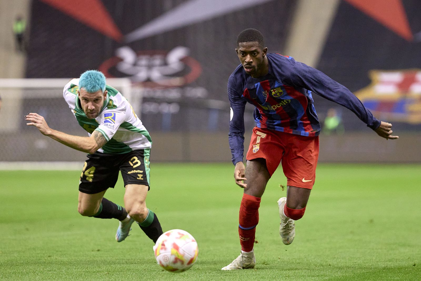 Las fotos de la primera parte del Betis - Barcelona