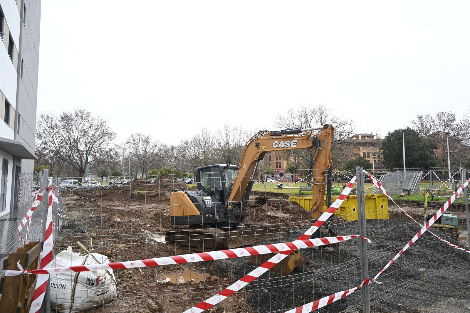 Obras en la calle Poeta Juan Jiménez Macías "Mondeño".