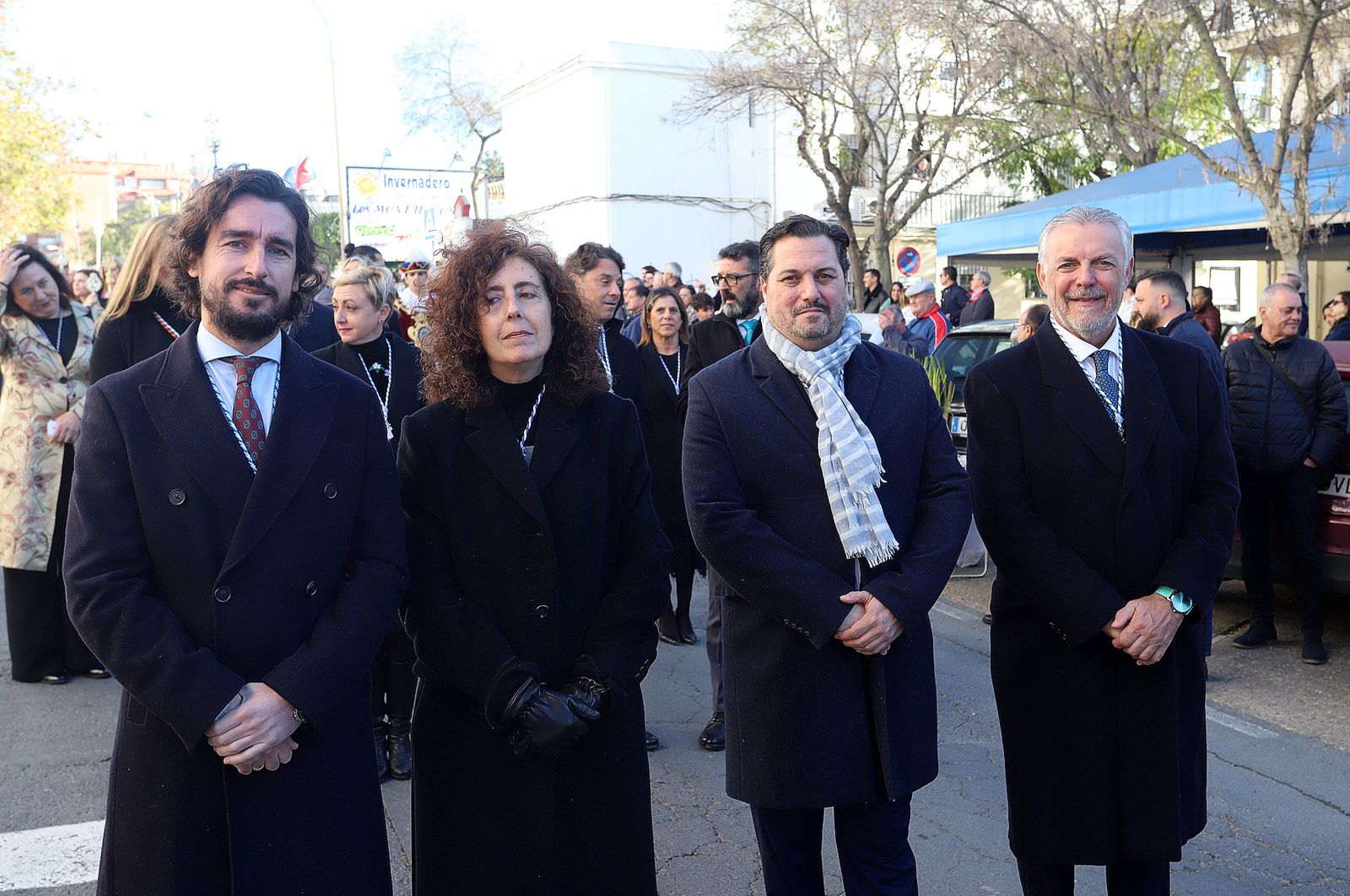 Imágenes del ambiente en la procesión de San Sebastián