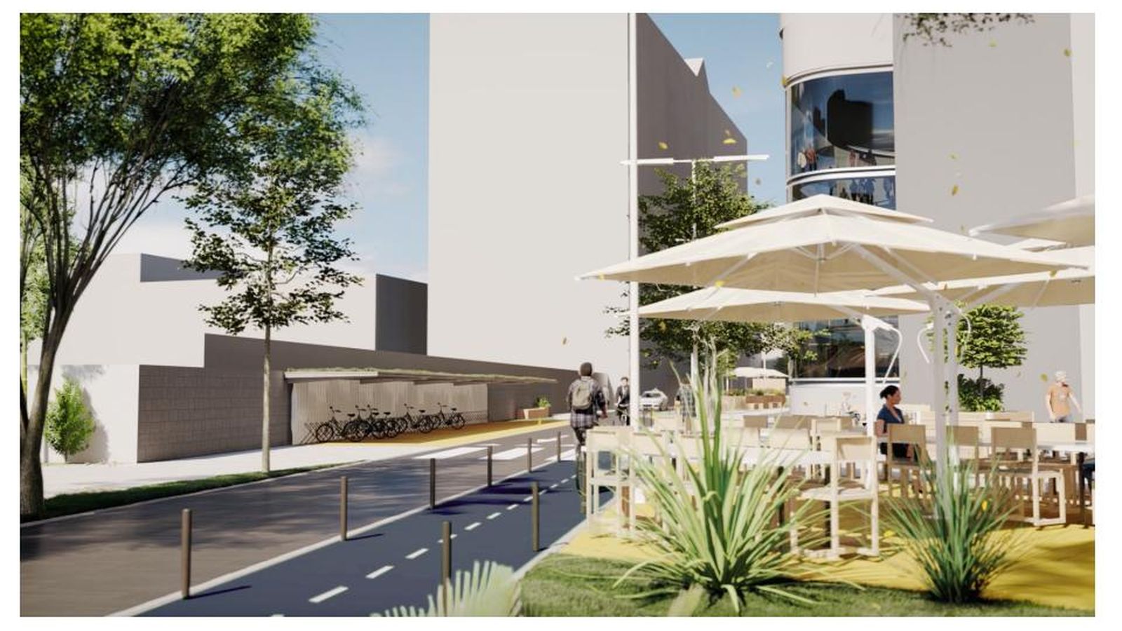 Más carril bici y zonas peatonales en Gibraltar.