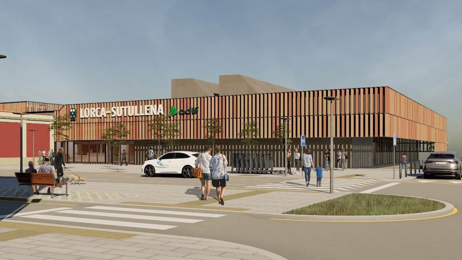 Diseño de la futura estación de ferrocarril de Lorca-Sutullena