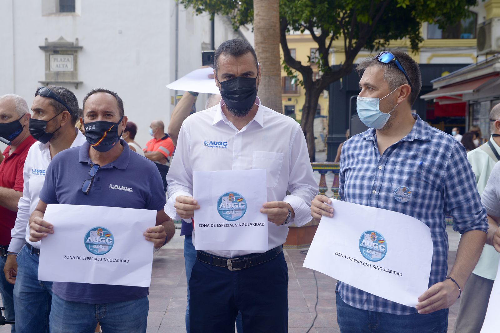 Fotos de la concentración contra el narcotráfico en Algeciras.