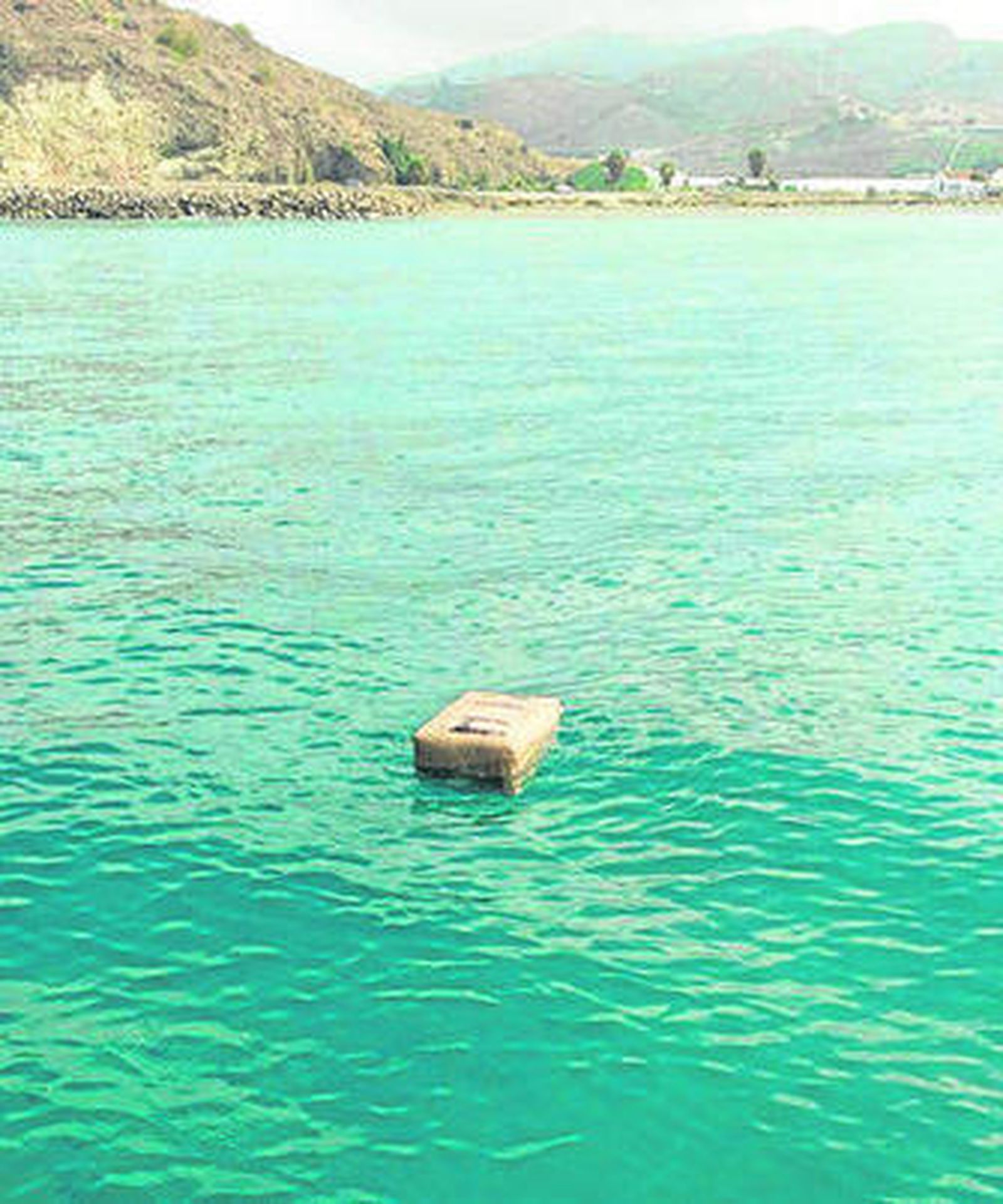 El fardo de hachís.