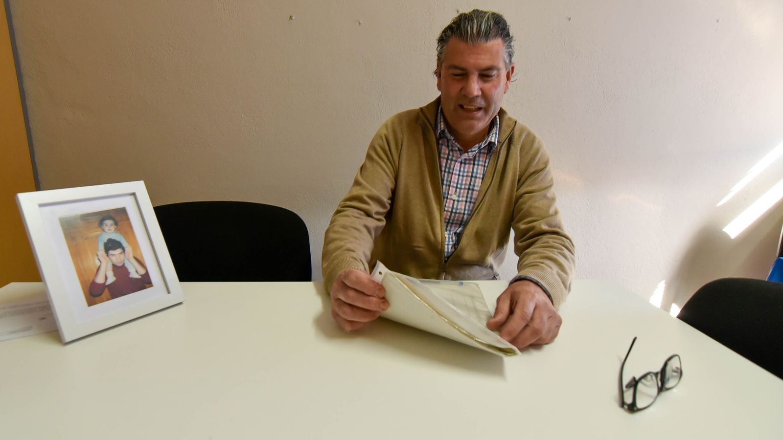 Fernández Rey, en su despacho.