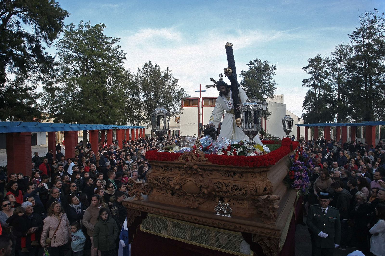 Las imágenes de las Tres Caídas en Algeciras