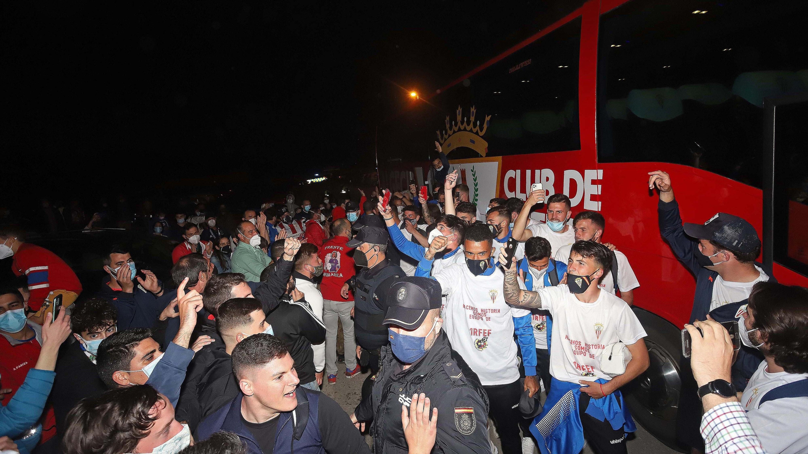 Fotos de la celebración del Algeciras CF
