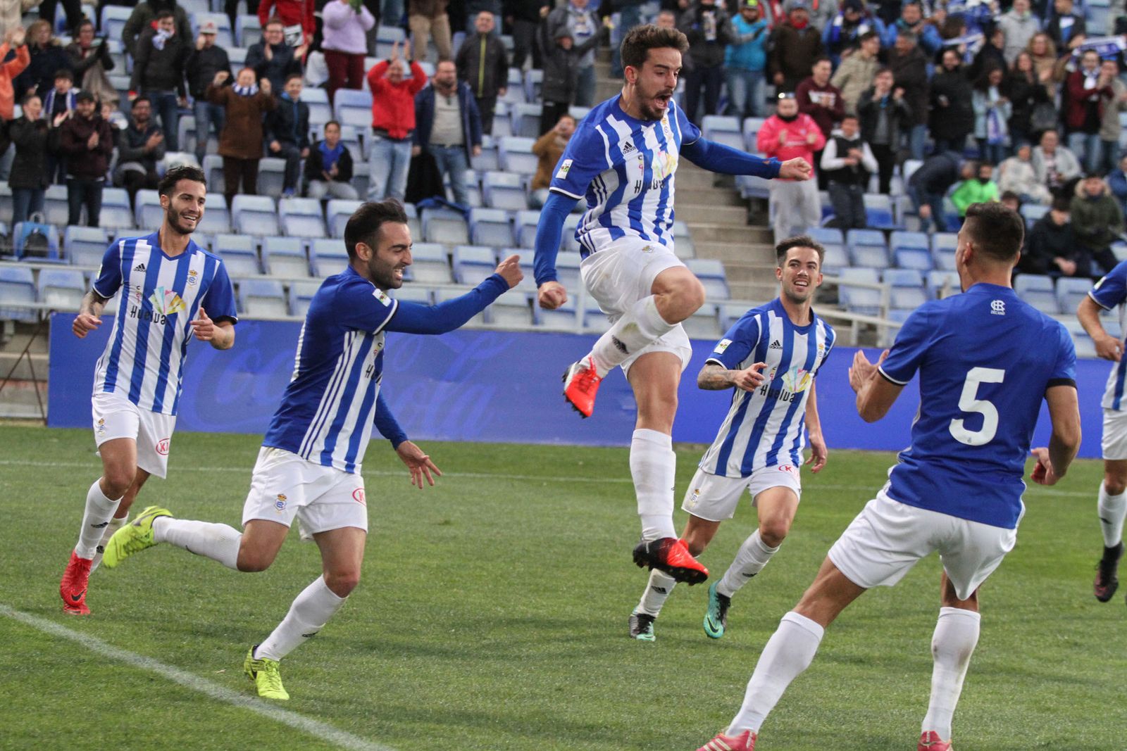 Imágenes del partido entre el Recreativo de Huelva y Jumilla