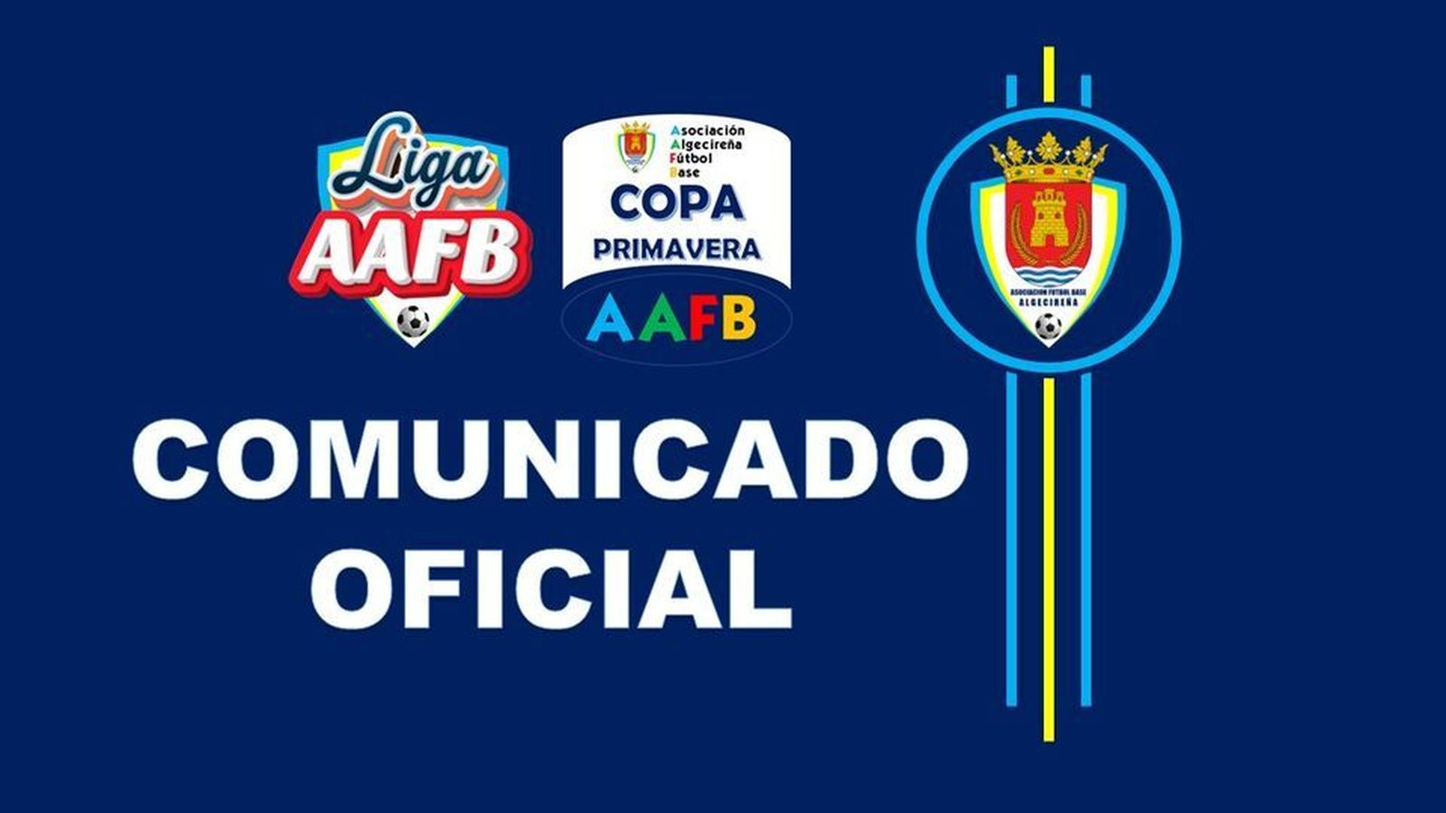 La portada del Comunicado de la Asociación Algecireña de Fútbol base