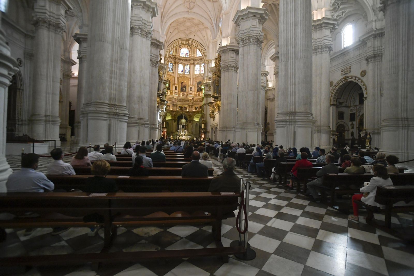 Fotos: la celebración del Corpus Christi 2021 en la Catedral de Granada