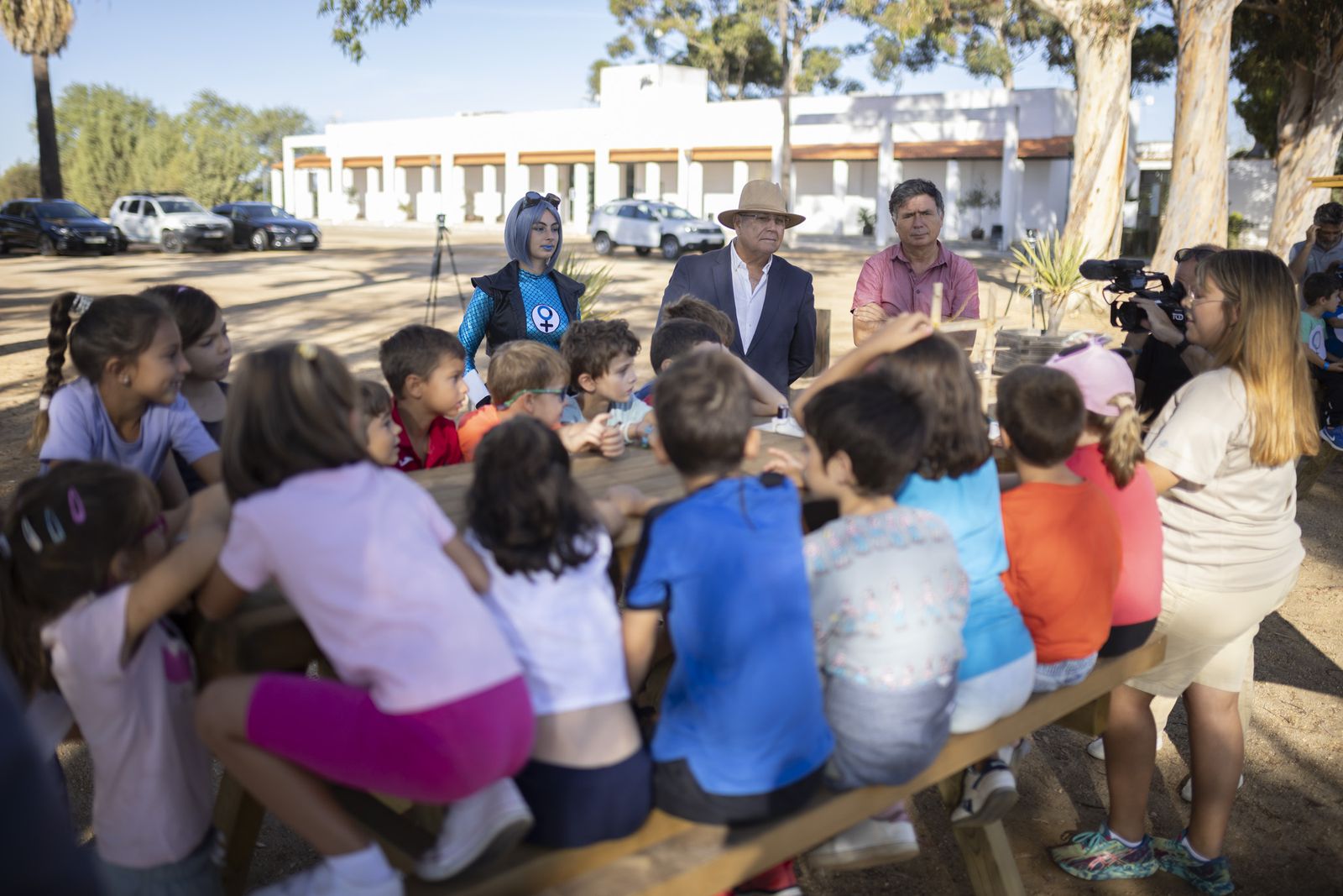 Imágenes de la clausura de la Escuela de Exploradores en Marismas del Odiel