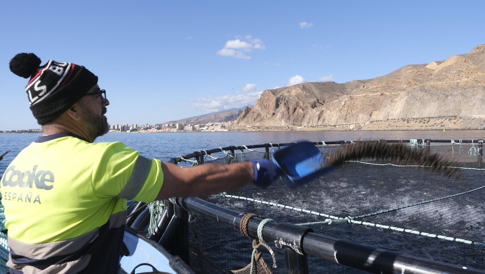 La piscifactoría de El Cañarete, en imágenes