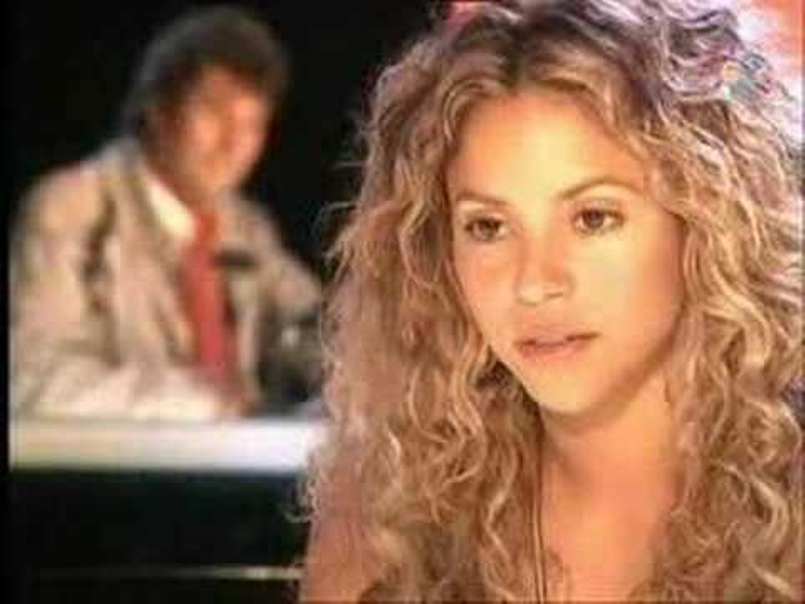 Shakira en la entrevista con Jesús Quintero en 2005