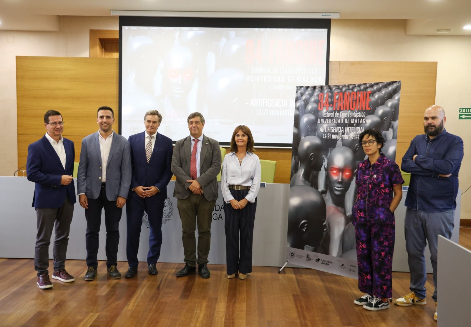 Presentación de la 34 edición de Fancine, el Festival de Cine Fantástico de la Universidad de Málaga.