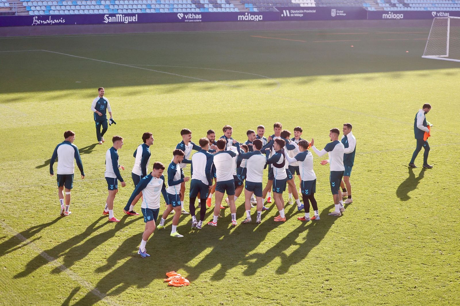 El Málaga CF se prepara para asaltar El Arcángel