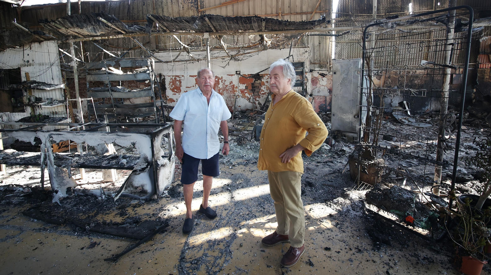 Imágenes de las zonas afectadas por el grave incendio en Jerez