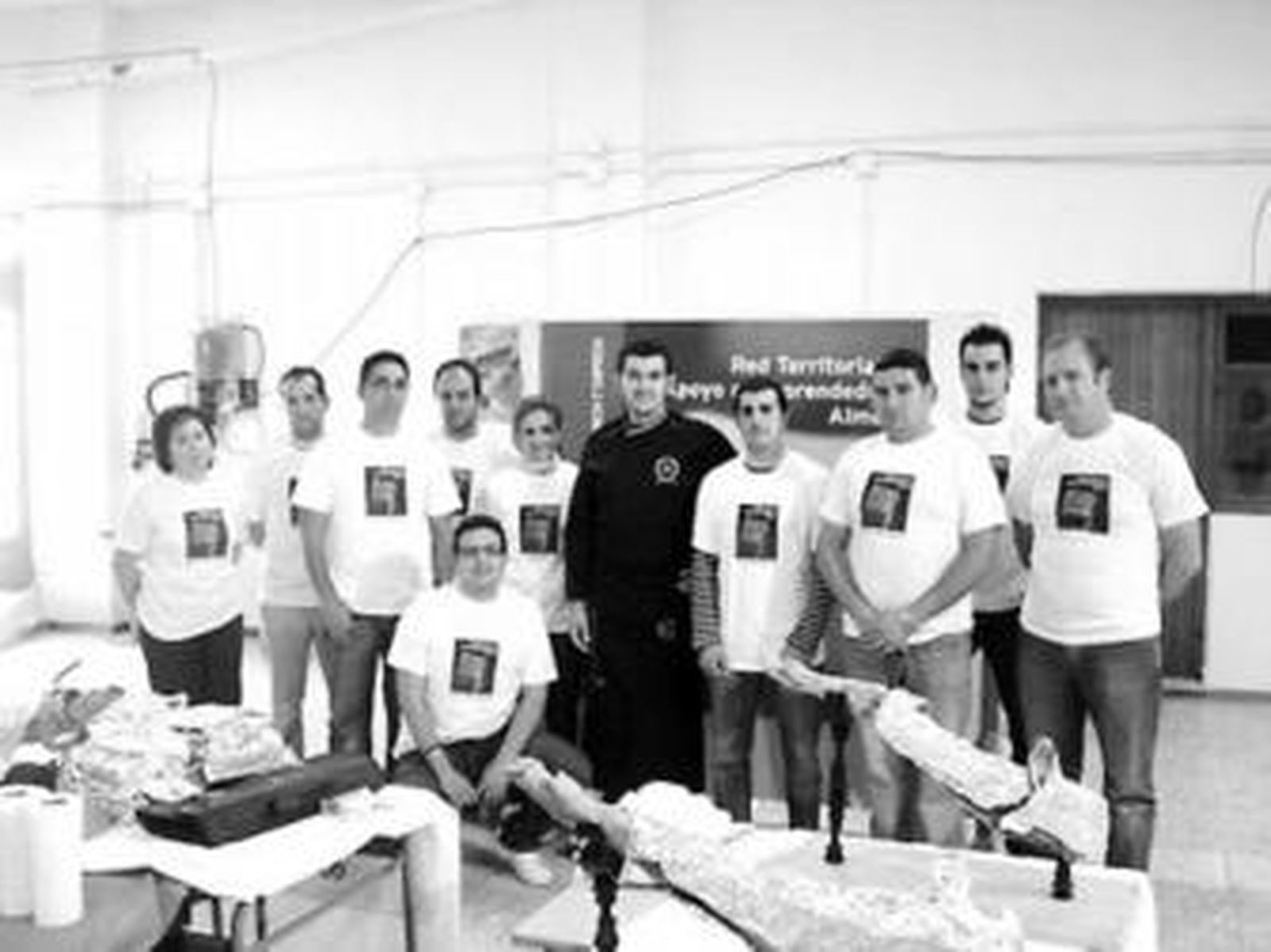 Los participantes del taller celebrado en la escuela de empresas.